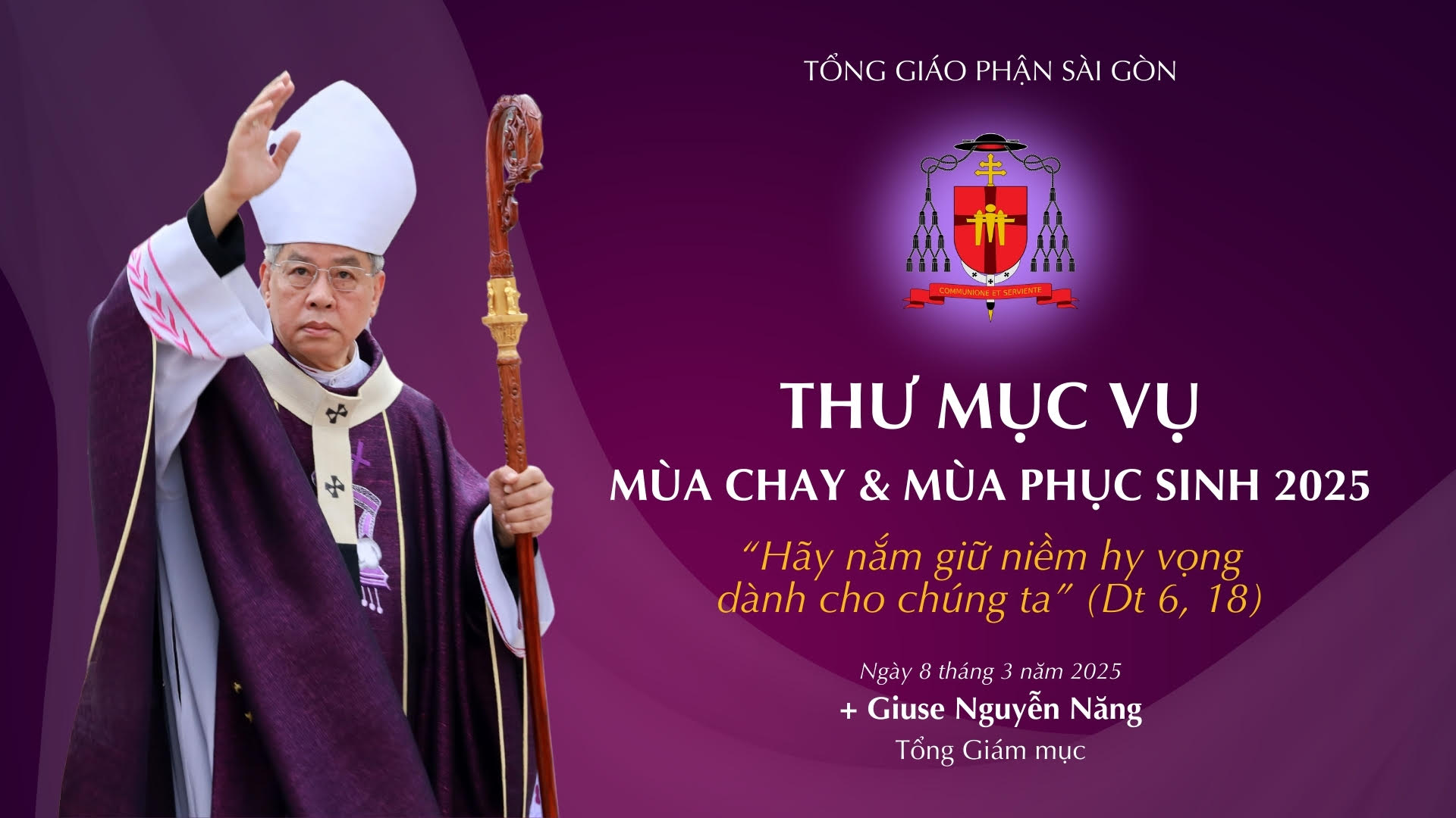 Thư Mục vụ Mùa Chay và Mùa Phục Sinh